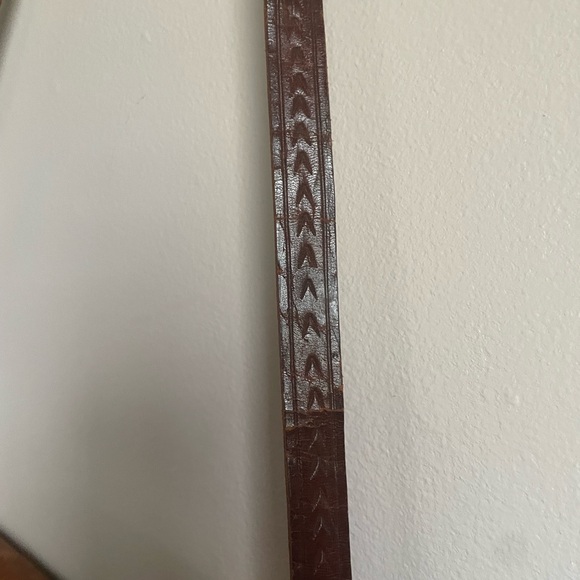 Vintage Leather Embossed Tooled Purse Bag - Picture 13 of 13